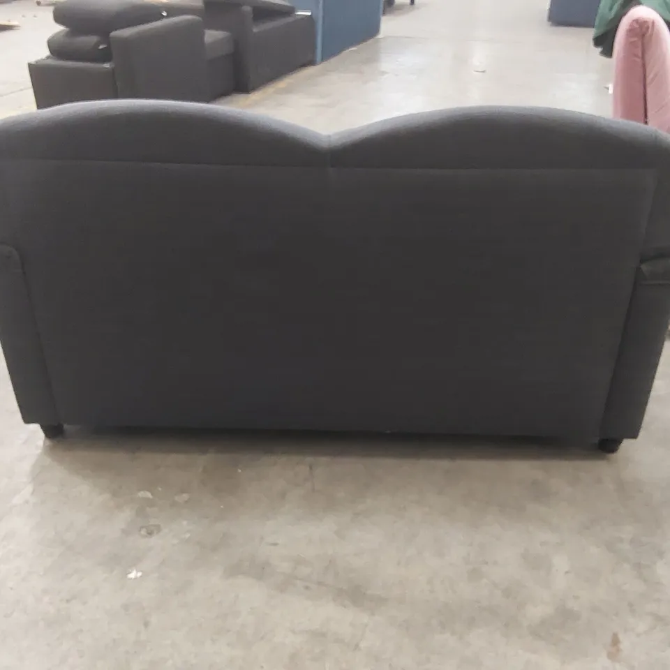 QUALITY DESIGNER GREY FABRIC SOFA BED 