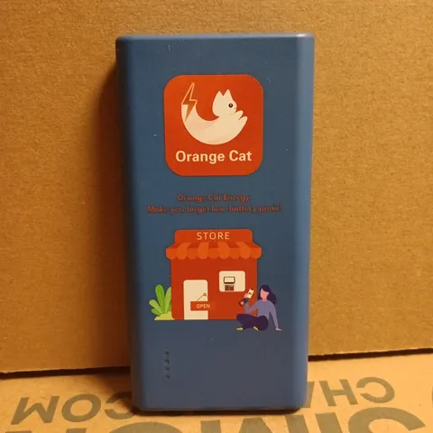 SET OF 4 ORANGE CAT 5000MAH POWER BANKS