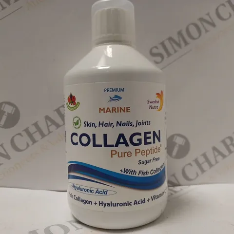 SWEDISH NUTRA SUPPLEMENTS COLLAGEN MARINE PEPTIDE 500ML