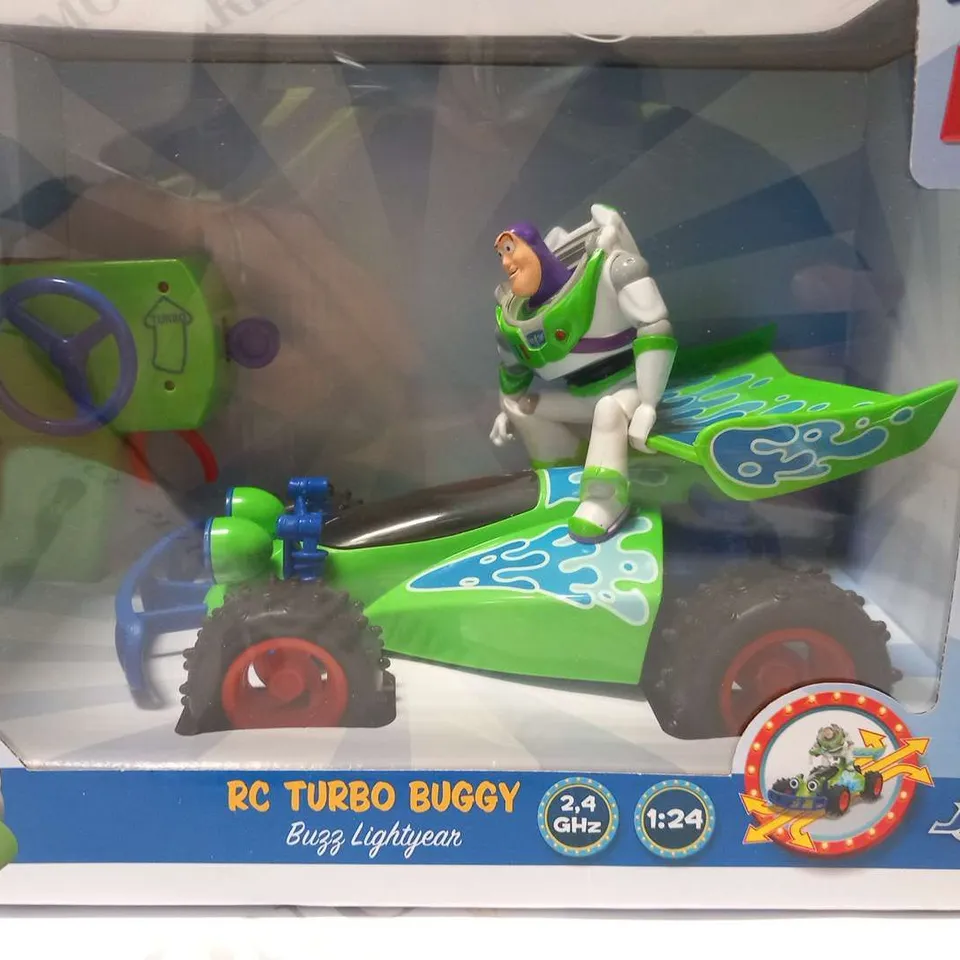 BOXED DISNEY PIXAR TOY STORY RC TURBO BUGGY BUZZ LIGHTYEAR