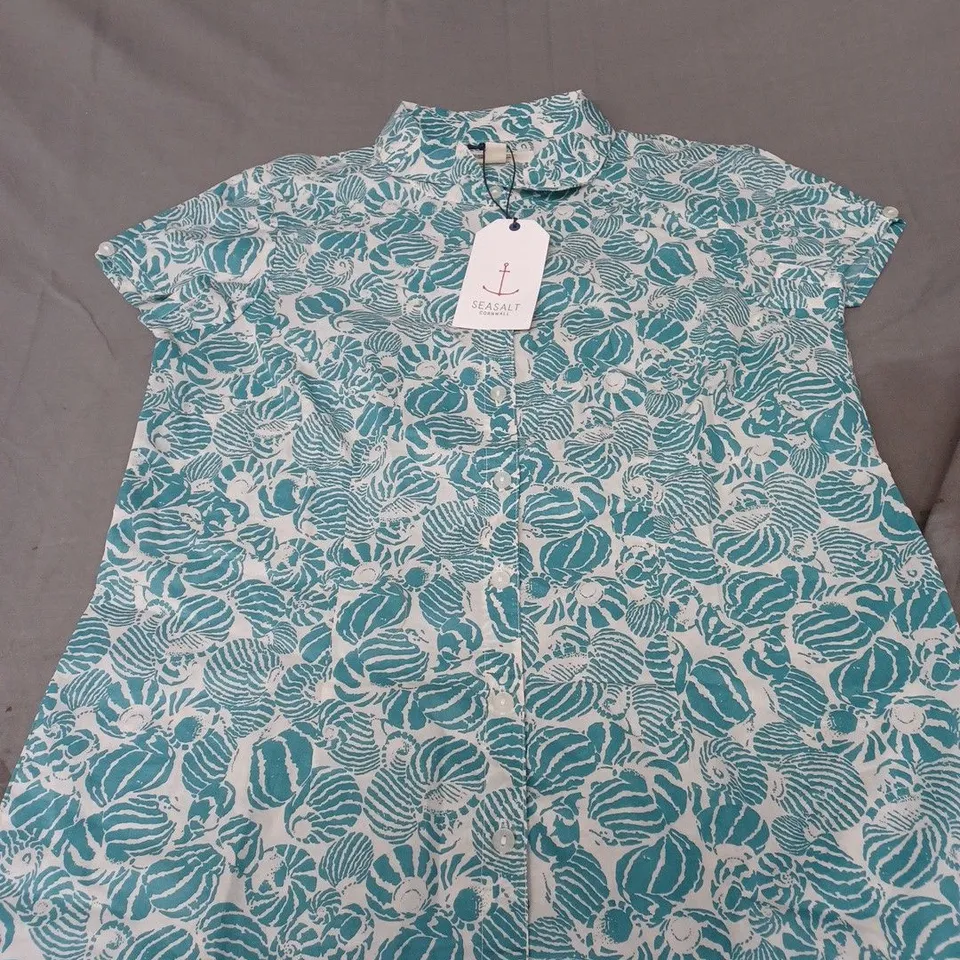 SEASALT CORNWALL RUSHMAKER SHIRT SIZE 10