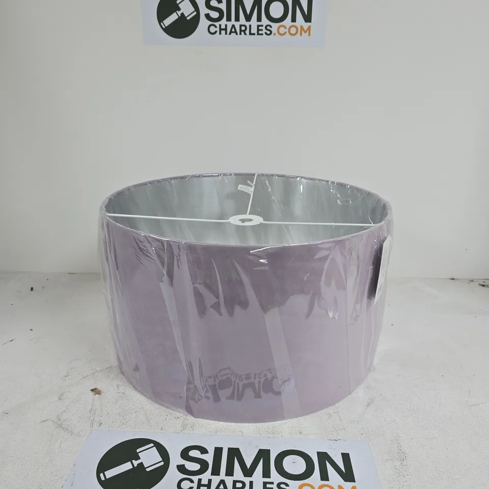 LAVENDER DRUM LAMPSHADE
