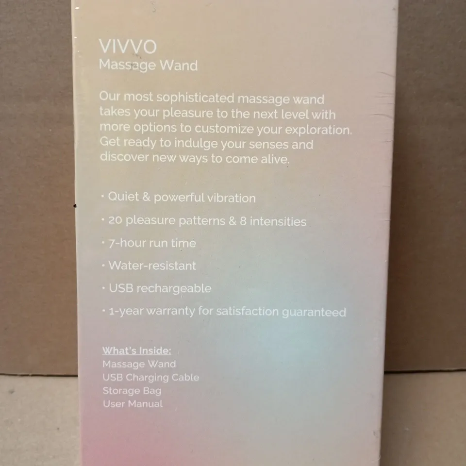 SEALED AVA VIVVO MASSAGE WAND