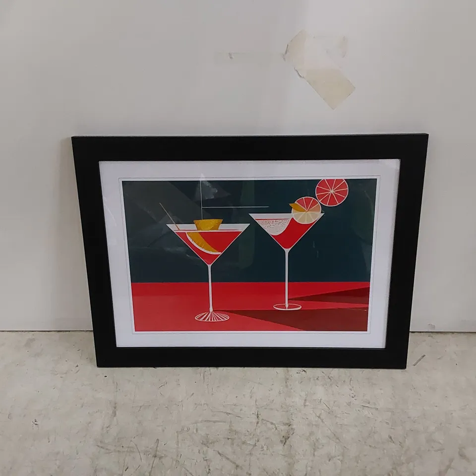 BOXED RETRO COCKTAIL VOL. 1 - SINGLE PICTURE FRAMED