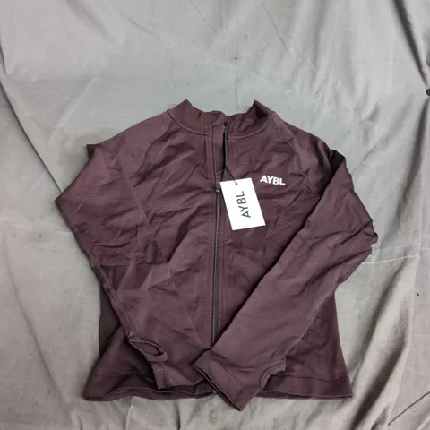 AYBL WOMEN'S BURGUNDY JACKET – SIZE S 