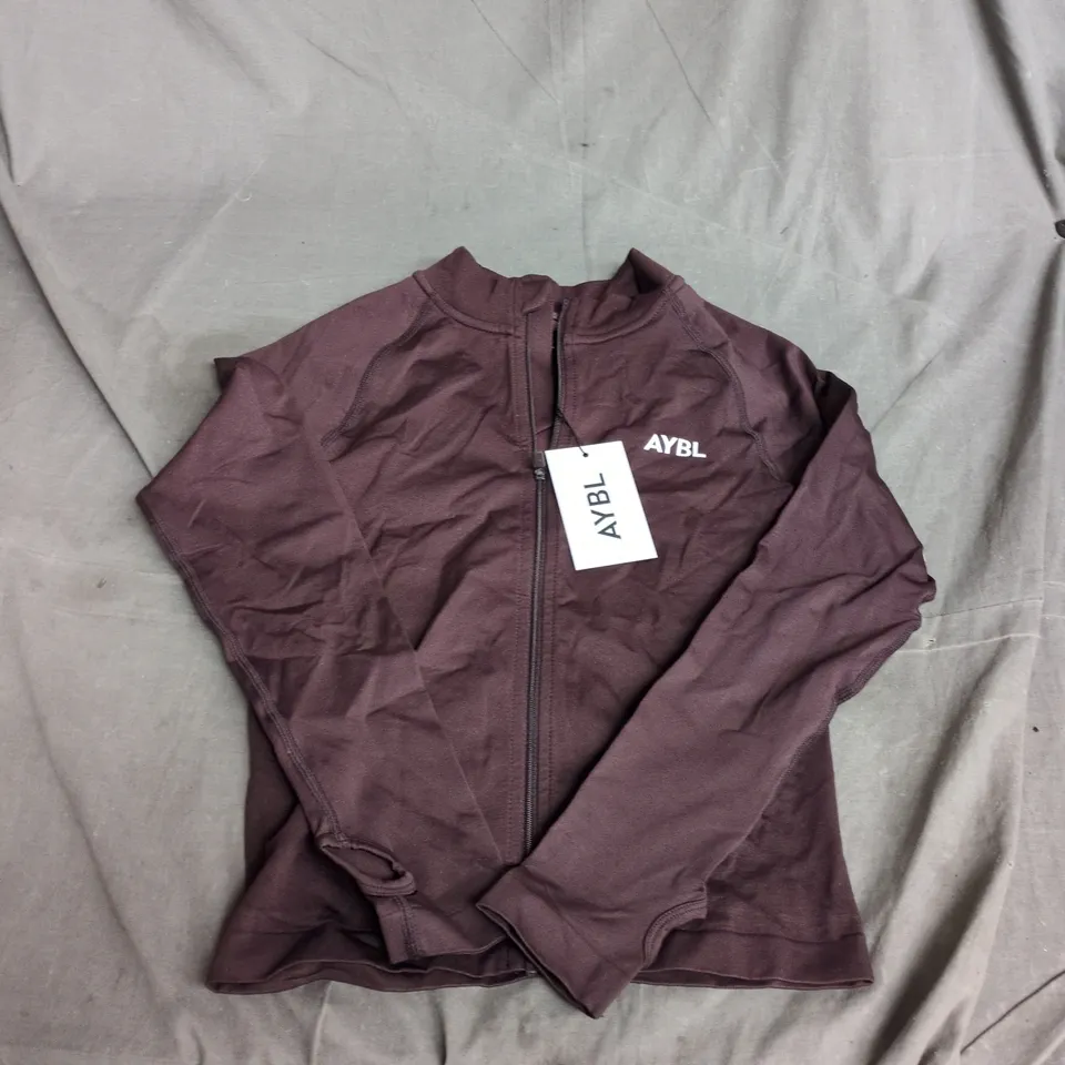 AYBL WOMEN'S BURGUNDY JACKET – SIZE S 