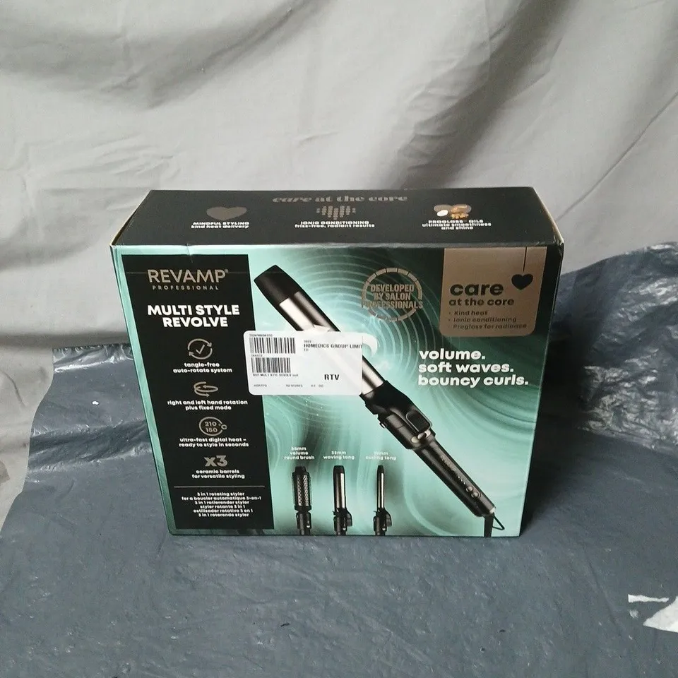 REVAMPT MULTI STYLE REVOLVE 3 IN 1 ROTATING STYLER BOXED