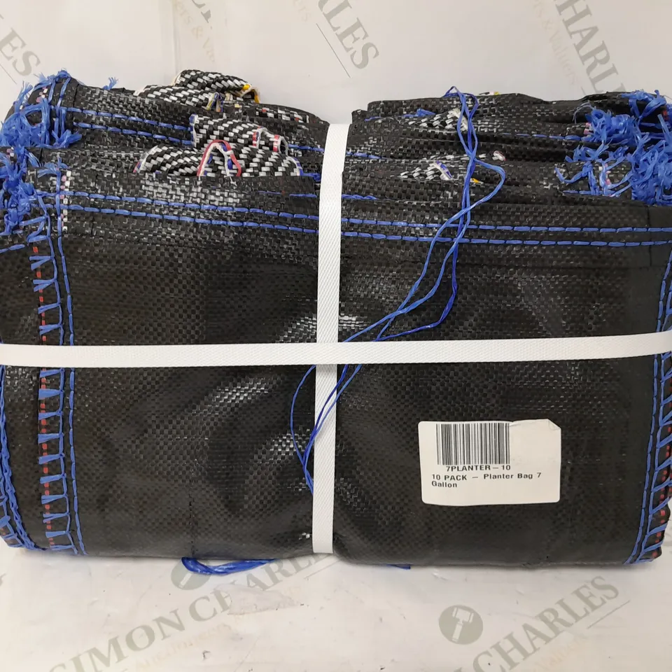 10 PACK OF 7 GALLON PLANTER BAGS