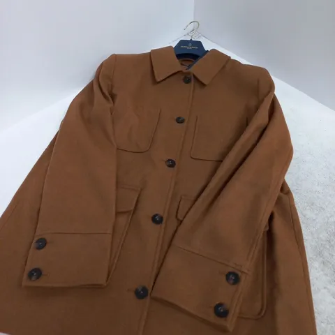 FAIRFAX & FAVOR THE CALLIE RELAXED WOOL JACKET – TAN, SIZE 18 (MEN)