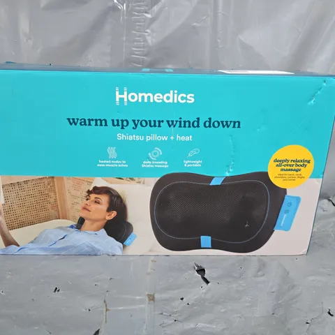 BOXED HOMEDICS SHIATSU PILLOW + HEAT
