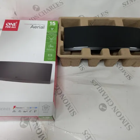 ONE FOR ALL AMPLIFIED HDTV INDOOR AERIAL SV9430 - 15 MILES RANGE