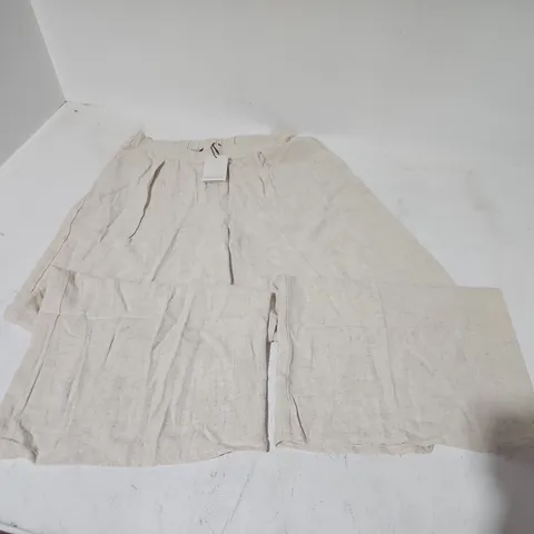 NOBODYS CHILD JERROW TROUSERS IN CREAM - UK 14