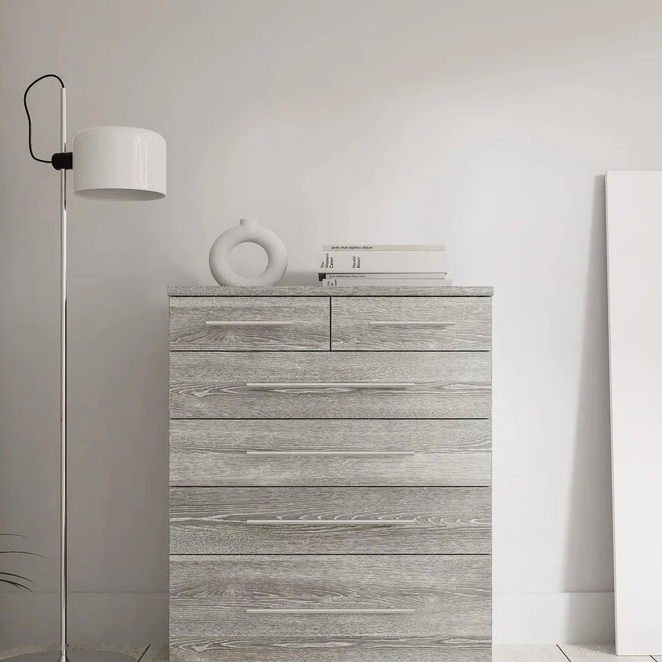 PRAGUE 4 + 2 CHEST OF DRAWERS - COLLECTION ONLY