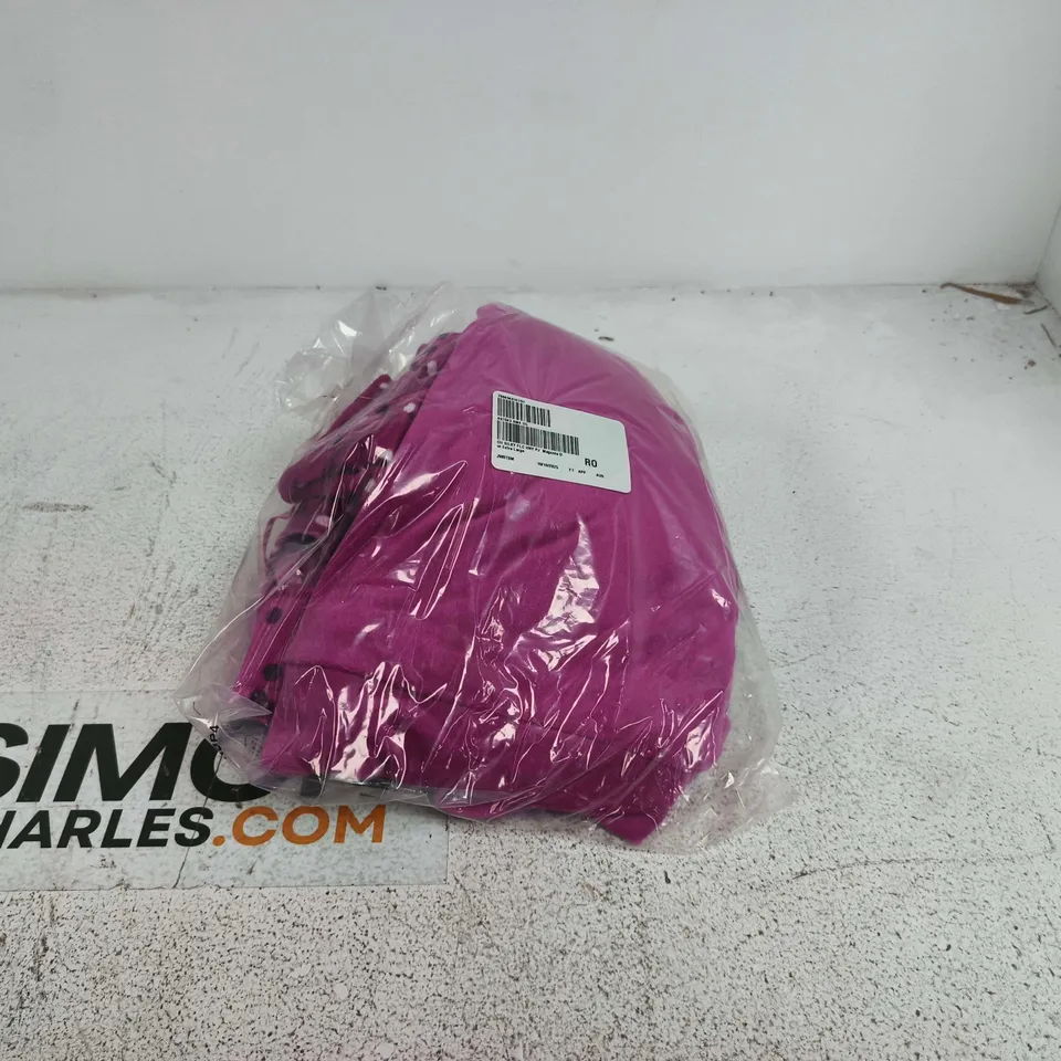 COZEE HOME SILKY FLEECE PYJAMAS MAGENTA DOT XL