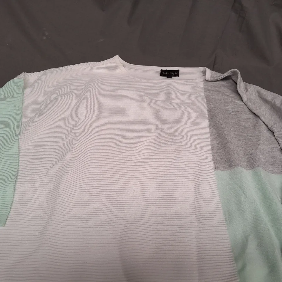 PHASE EIGHT NAIDIA COLOUR BLOCK MINT - XL