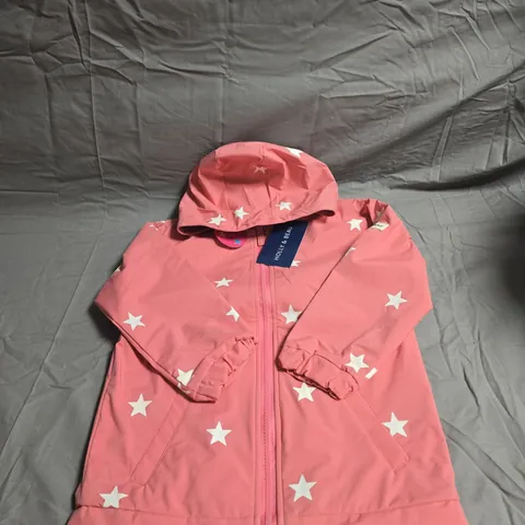 Holly & Beau Pink Star Raincoat – Colour Changing, Age 3-4