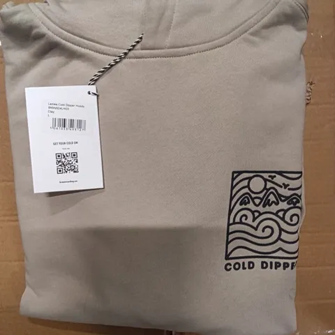 BRAND NEW BOX OF BRASS MONKEY HOODIES - CLAY SIZE LARGE APPROXIMATELY 5