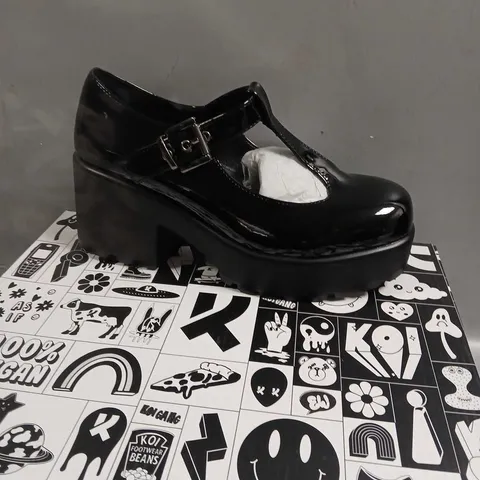 BOXED KOI SAI BLACK MARY JANE SHOES 'PATENT EDITION' SIZE 3