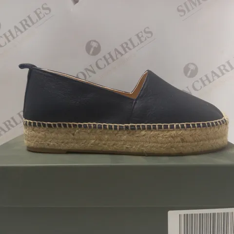 BOXED HOBBS ALICIA ESPADRILLE IN NAVY - SIZE 36