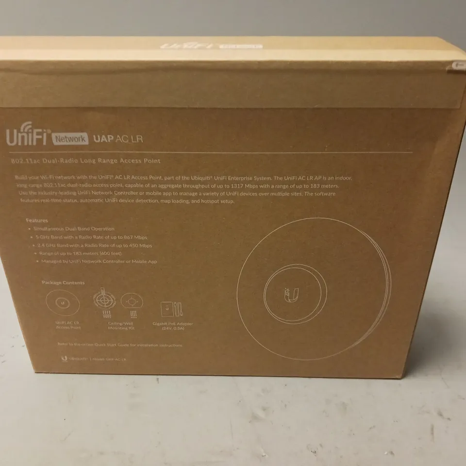 SEALED UNIFI NETWORK DUAL-RADIO LONG RANGE ACCESS POINT