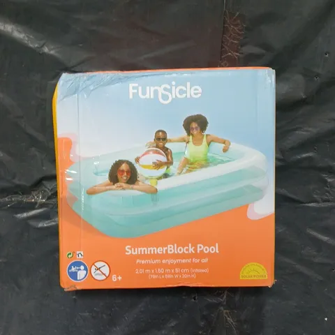 FUNSICLE SUMMERBLOCK POOL 5.5FT - COLLECTION ONLY