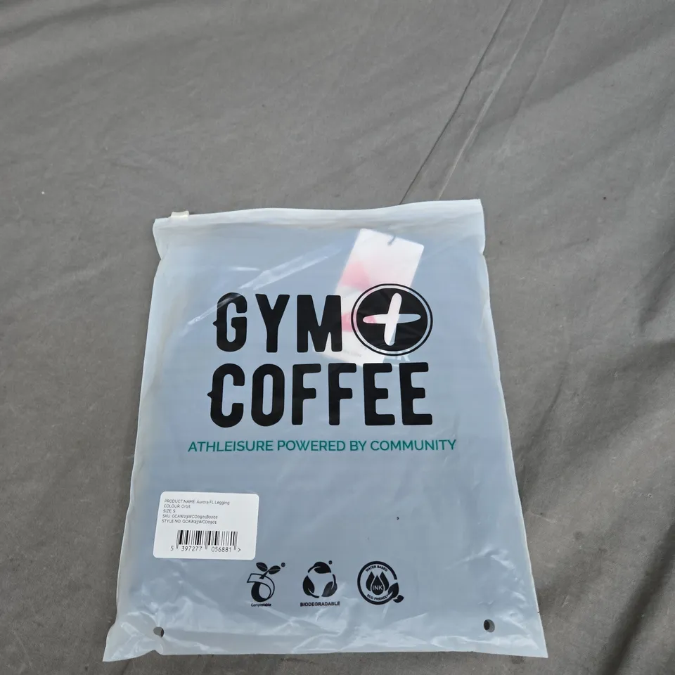 GYM+COFFEE AURORA LEGGINGS SIZE SMALL