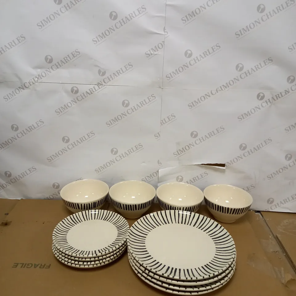 MONO DASH 12 PC DINNER SET RRP £50