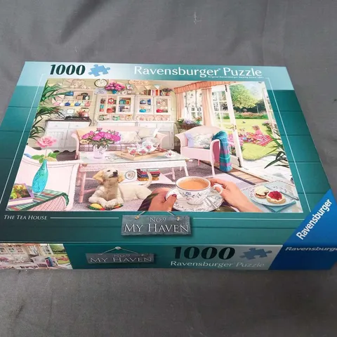 APPROXIMATELY TEN BOXED RAVENSBURGER PUZZLE NO.9 MY HAVEN 1000 PIECE