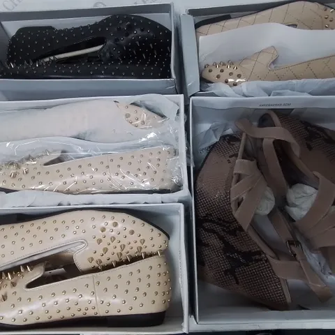LOT OF 16 ASSORTED PAIRS OF SHOES TO INCLUDE HOT LIPS, CASANDRA AND KRUSH - VARIOUS SIZES