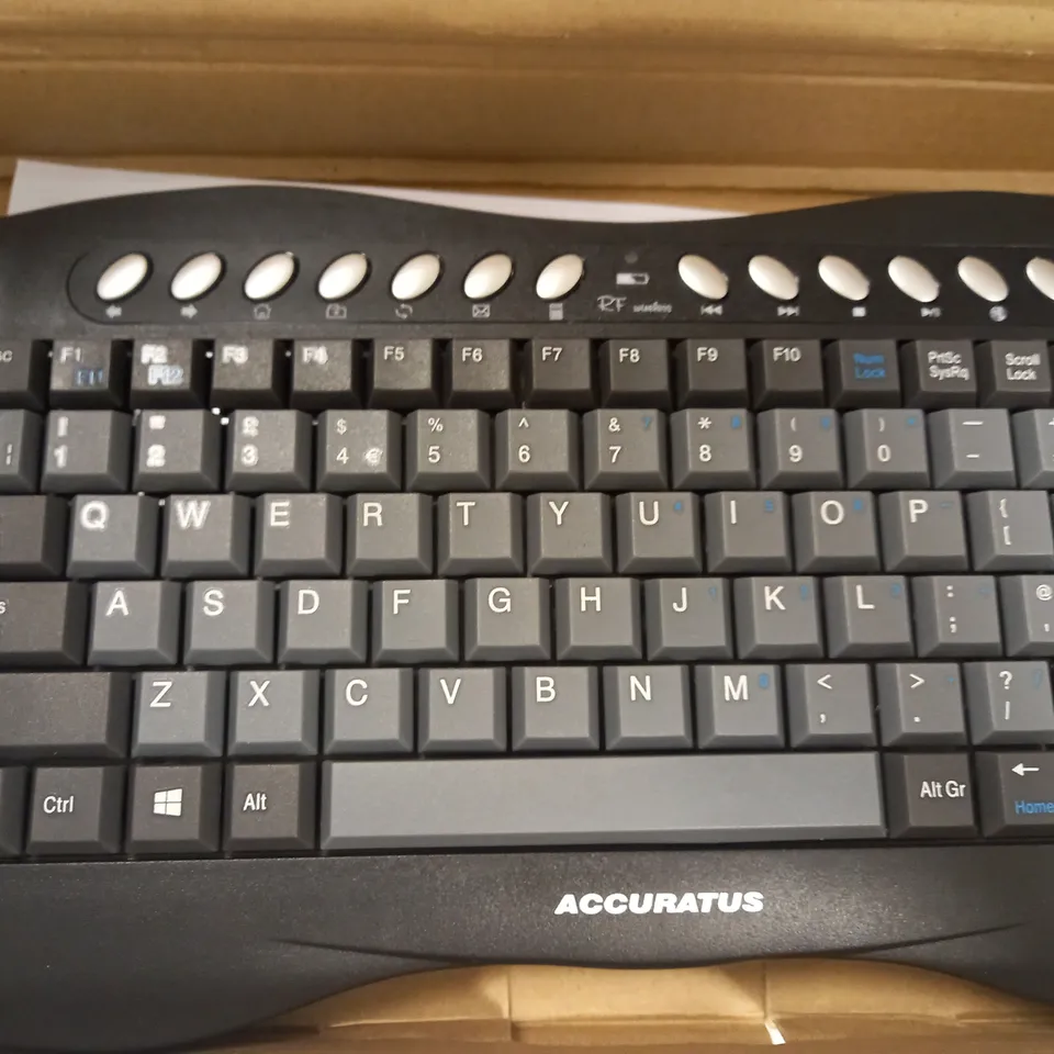 ACCURATUS TOUGHBALL 2 - WIRELESS 2.4GHZ RF MINI MULTIMEDIA KEYBOARD