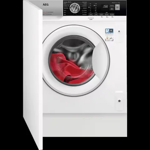 AEG 7000 SERIES INTEGRATED PRO STREAM WASHING MACHINE WHITE MODEL L7FE7261BI
