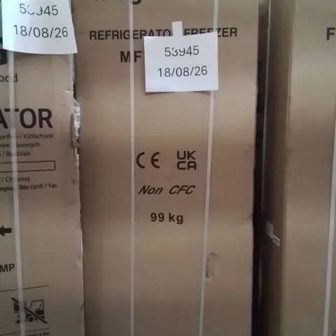 BOXED FRIDGEMASTER MF70450ES TOTAL NO FROST MULTI-DOOR AMERICAN FRIDGE FREEZER - SILVER - E RATED