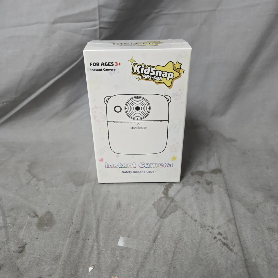 KIDSNAP INSTANT CAMERA – SEALED TOY CAMERA FOR KIDS (ABS-688) WITH SILICONE COVER