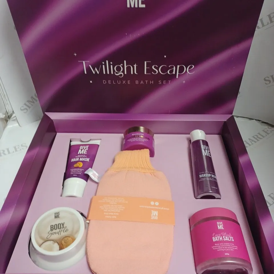 GIVE ME TWILIGHT ESCAPE DELUXE 6-PIECE BATH SET