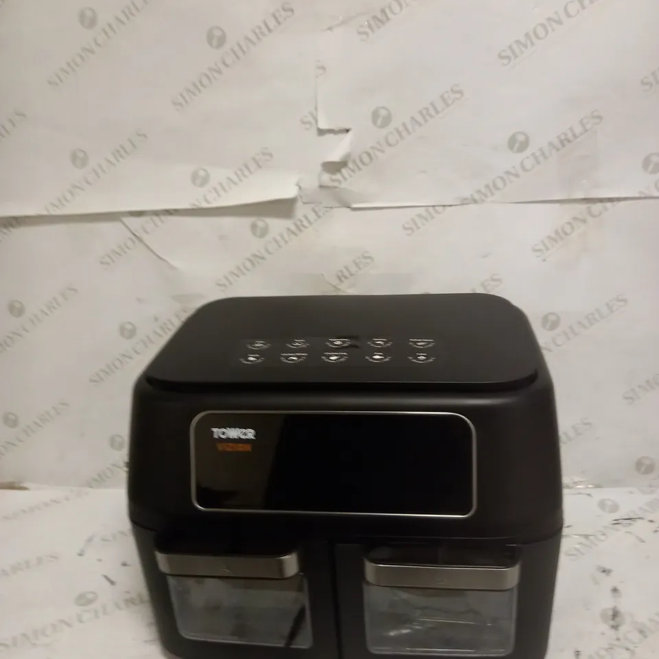 TOWER T17102, VORTX VIZION DUAL COMPARTMENT 11L AIR FRYER OVEN
