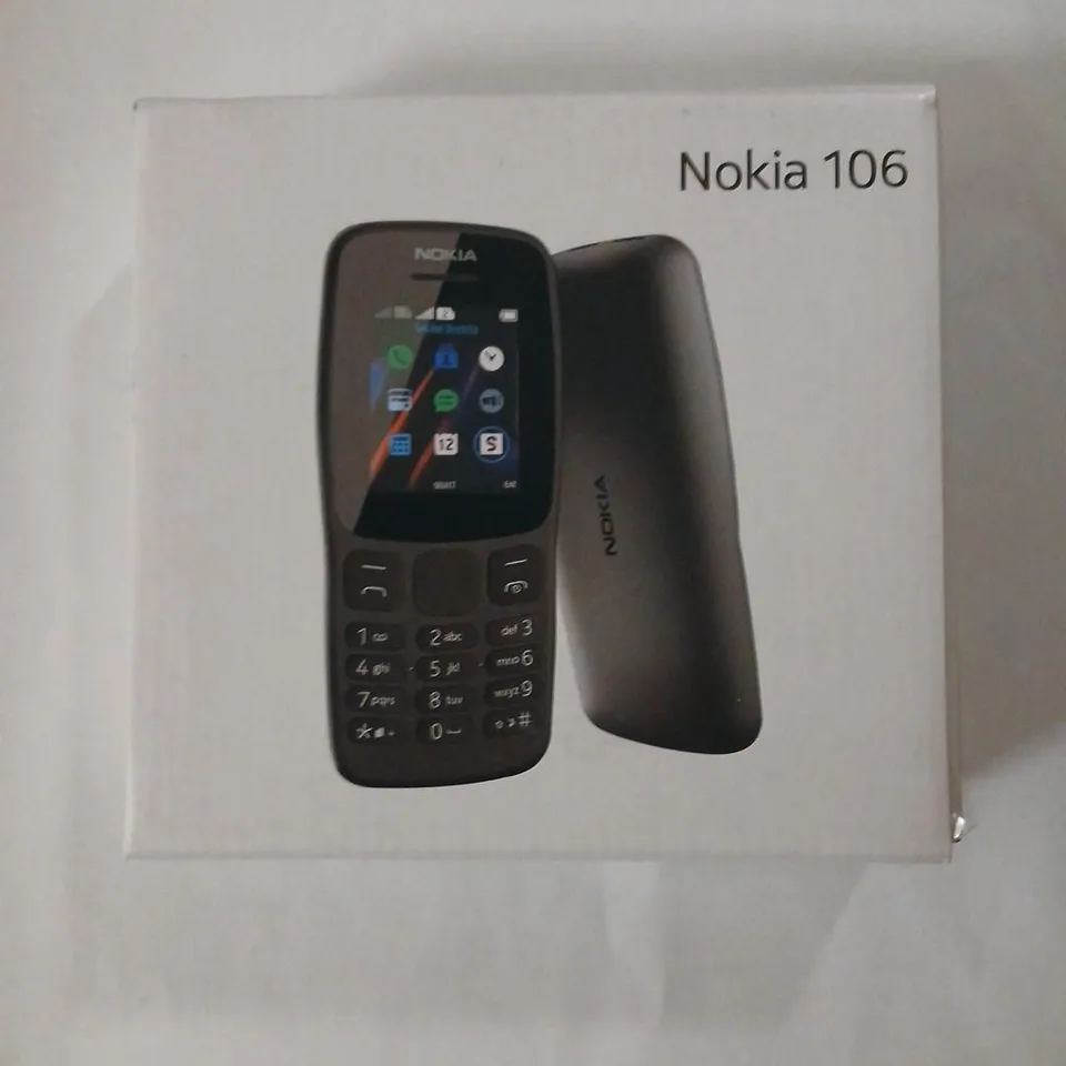 NOKIA 106 DUAL SIM MOBILE PHONE – BOXED