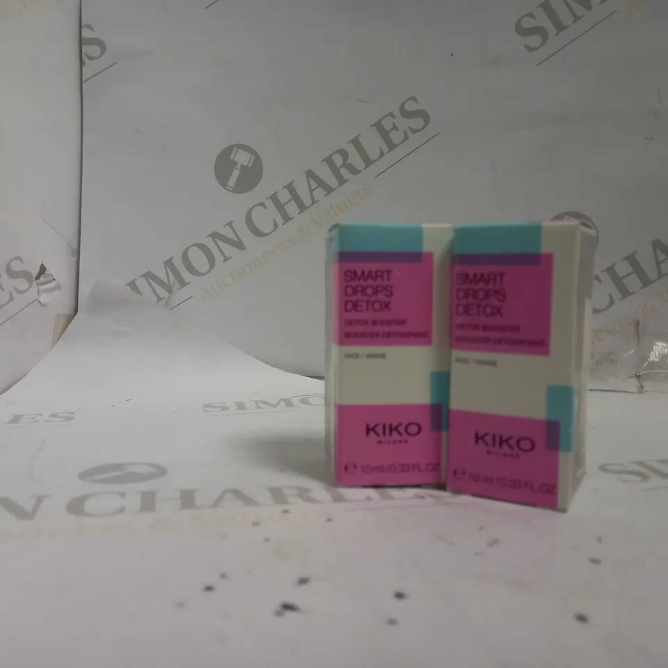 2 ASSORTED KIKO SMART DROPS DETOX 