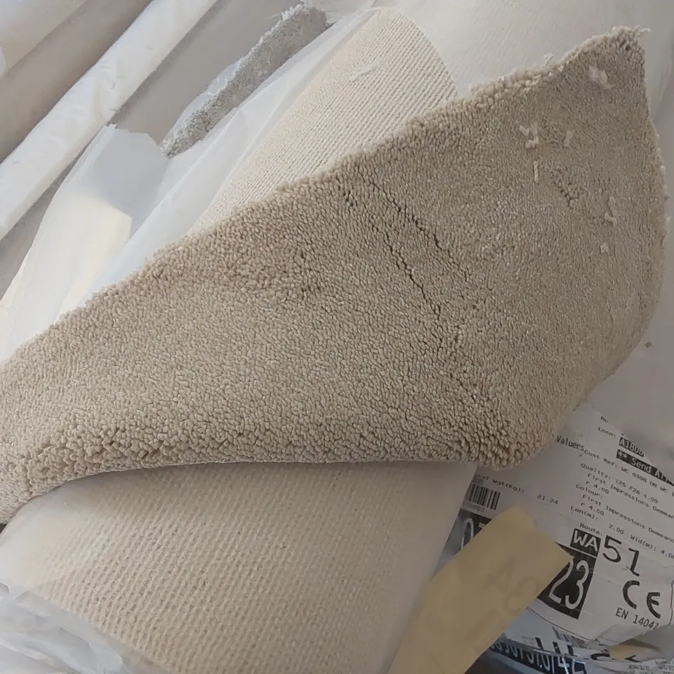ROLL OF QUALITY NEW EC HEARTLAND BAYTON CARPET - APPROXIMATELY 2 x 5m