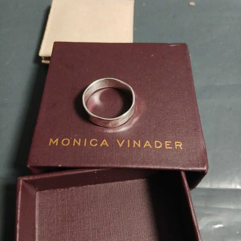 MONICA VINADER RING – SILVER-TONE