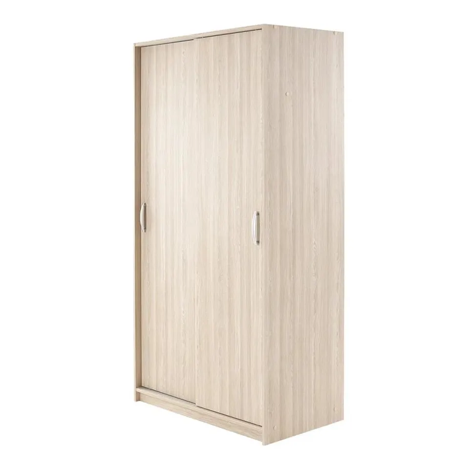 BOXED BERTE 2 DOOR SLIDING WARDROBE (2 BOXES)