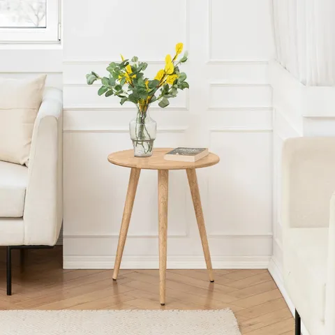 BOXED SHADWELL SOLID WOOD SIDE TABLE (1 BOX)