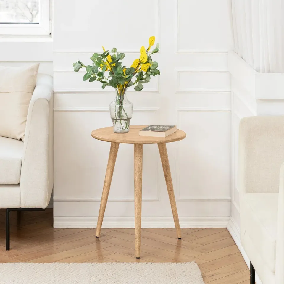 BOXED SHADWELL SOLID WOOD SIDE TABLE (1 BOX)