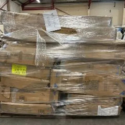 LARGE PALLET OF ASSORTED FURNITURE PARTS - MOSTLY TABLE PARTS 
