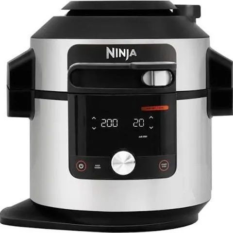 BOXED NINJA FOODI MAX 15-IN-1 SMARTLID MULTI-COOKER WITH SMART COOK SYSTEM 7.5L OL750UK