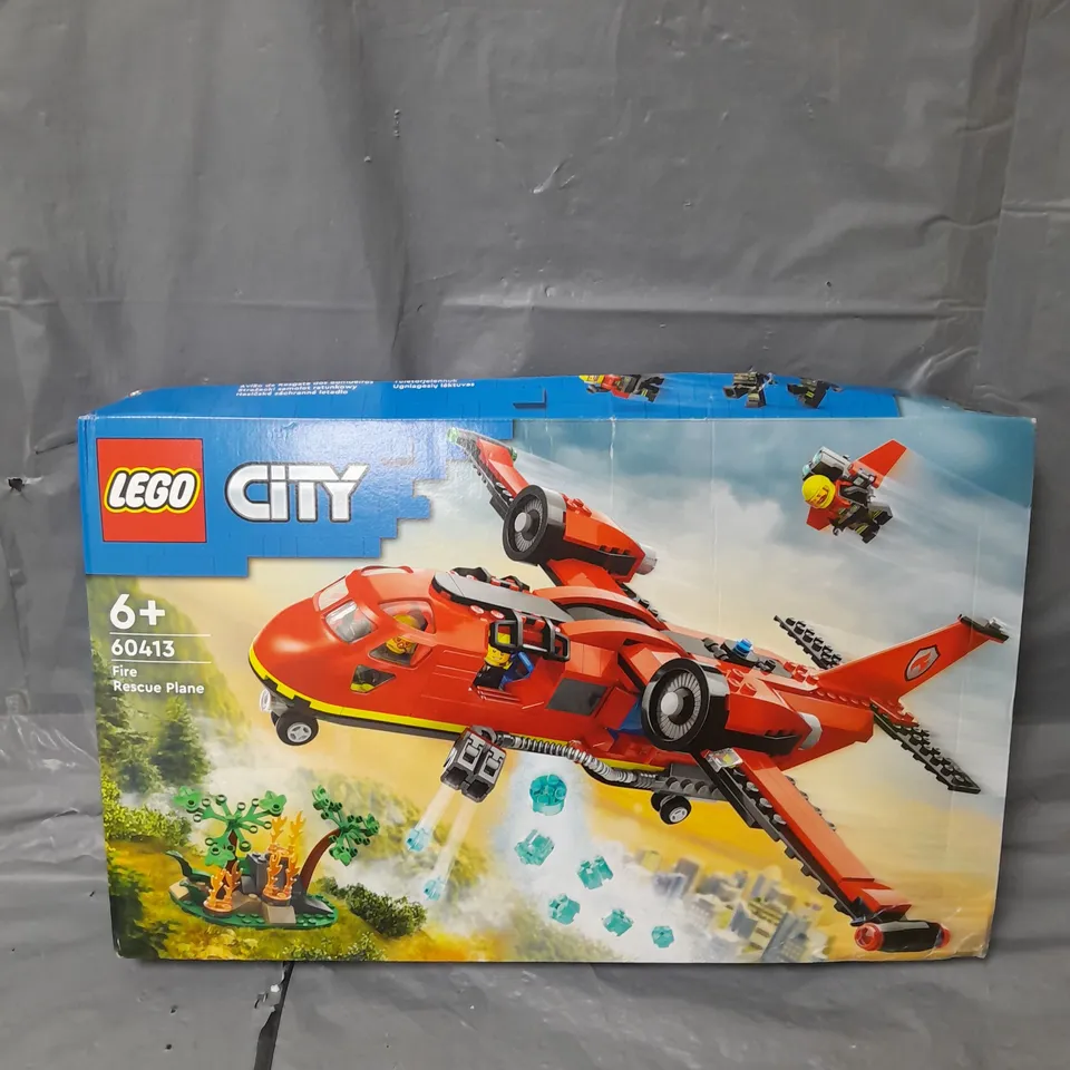 LEGO CITY FIRE RESCUE PLANE BUILDING TOY SET 60413