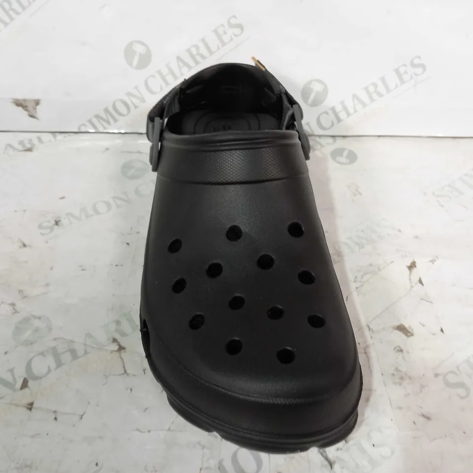 PAIR OF CROCS CLASSIC ALL TERRAIN CLOGS IN BLACK UK SIZE M11/W12