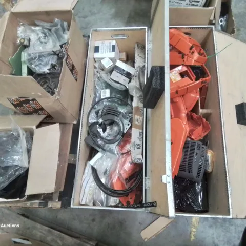 MIXED PALLET OF GENUINE HUSQVARNA PARTS, AND ACCESSORIES ETC.