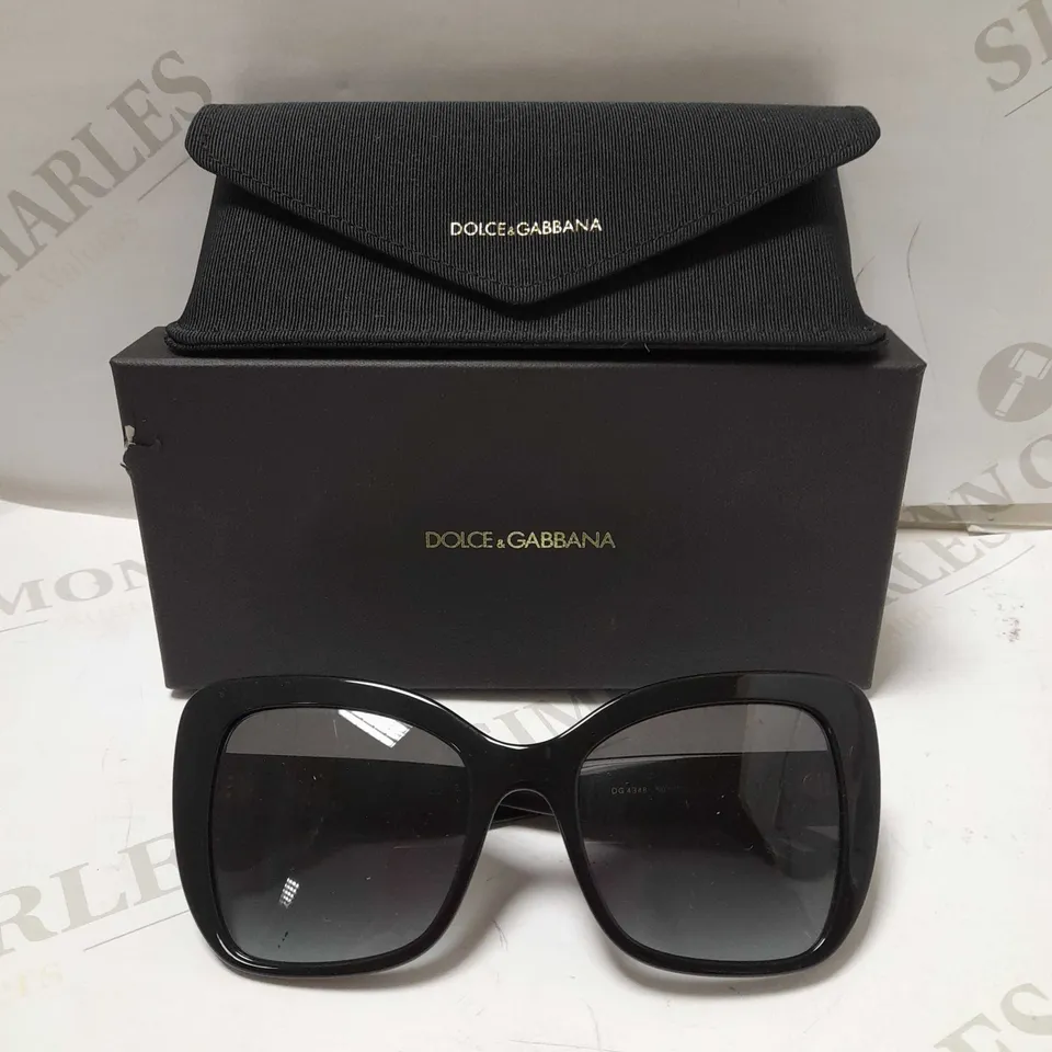 DOLCE & GABBANA BLACK SUNGLASSES 