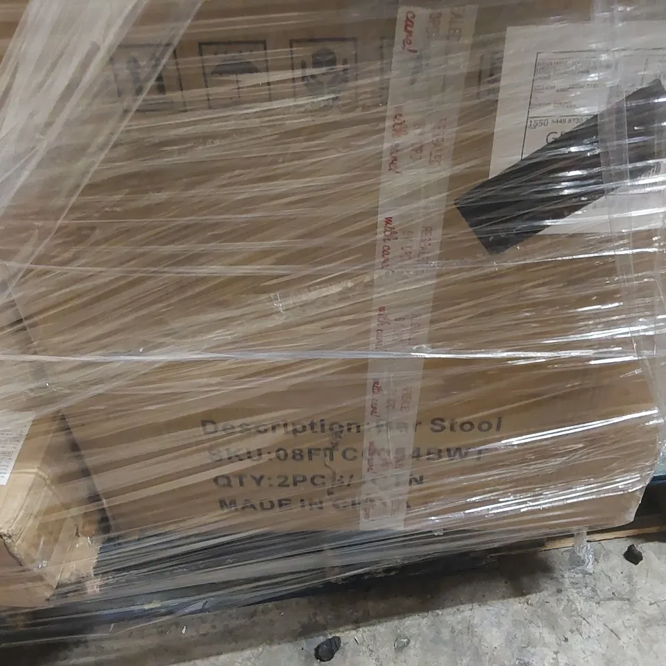 PALLET CONTAINING A LARGE QUANTITY OF ASSORTED CONSUMER PRODUCTS/FURNITURE PARTS ECT