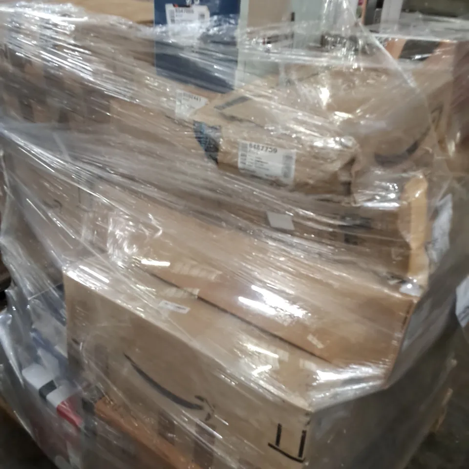 PALLET OF APPROXIMATELY 32 UNPROCESSED RAW RETURN HOUSEHOLD AND ELECTRICAL GOODS TO INCLUDE;